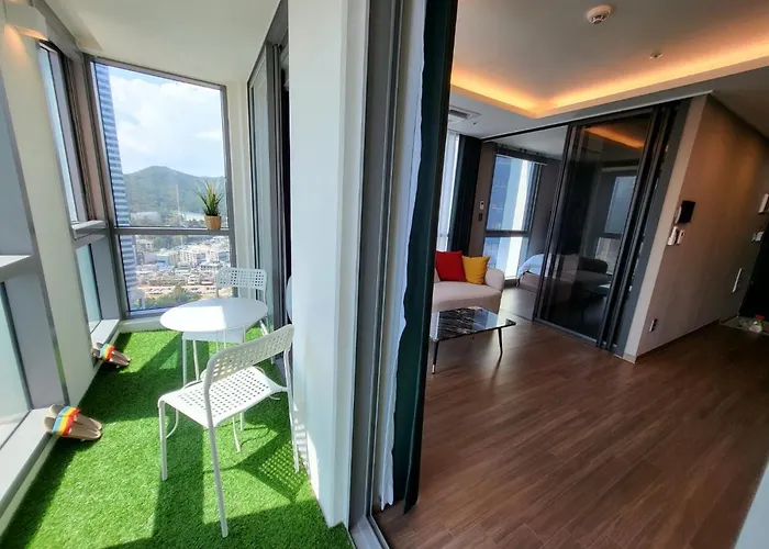 公寓式飯店 Elbon The Haeundae Ocean View 釜山