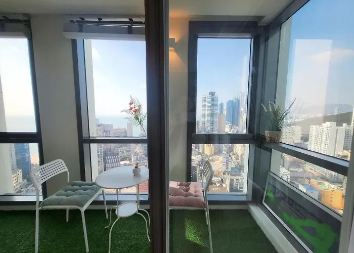 公寓式飯店 Elbon The Haeundae Ocean View 釜山